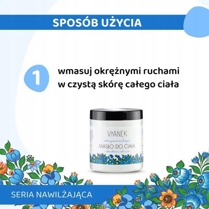 VIANEK Intensywnie Nawilżające Masło do Ciała 250 ml głębokiej pielęgnacji - obrazek 6