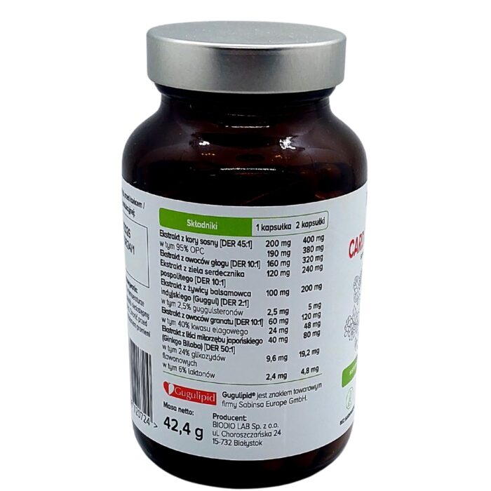 Cardiovita Complex+ Biowen - Układ Sercowo-Naczyniowy - 90 Kapsułek - obrazek 6