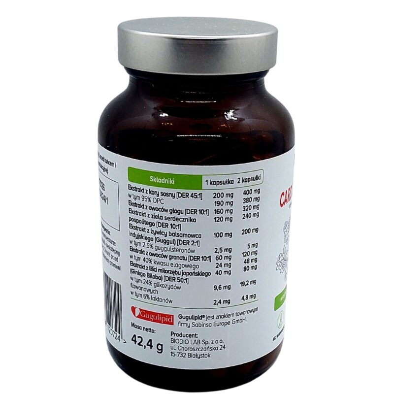 Cardiovita Complex+ Biowen - Układ Sercowo-Naczyniowy - 90 Kapsułek - obrazek 6