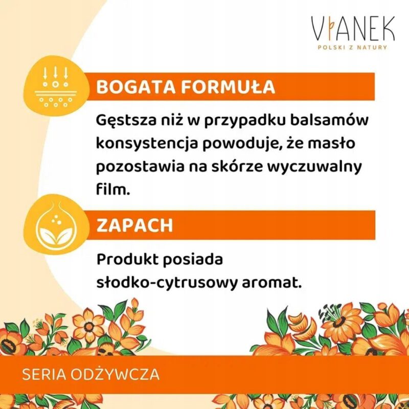 VIANEK Intensywnie Odżywcze Masło do Ciała - 250 ml pełnej pielęgnacji - obrazek 6
