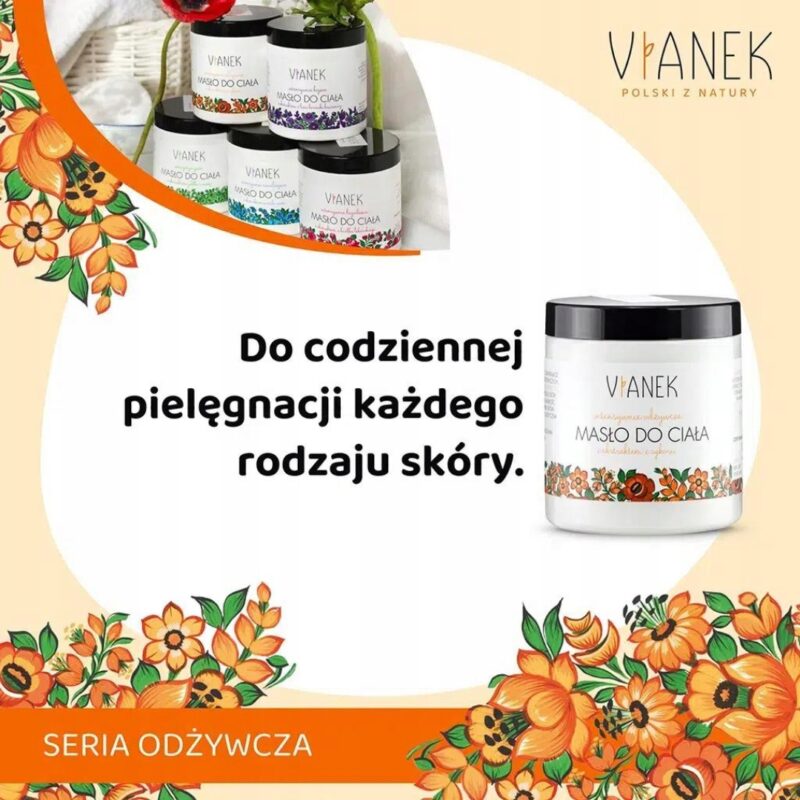 VIANEK Intensywnie Odżywcze Masło do Ciała - 250 ml pełnej pielęgnacji - obrazek 2