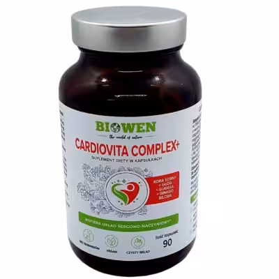 Cardiovita Complex+ Biowen - Układ Sercowo-Naczyniowy - 90 Kapsułek