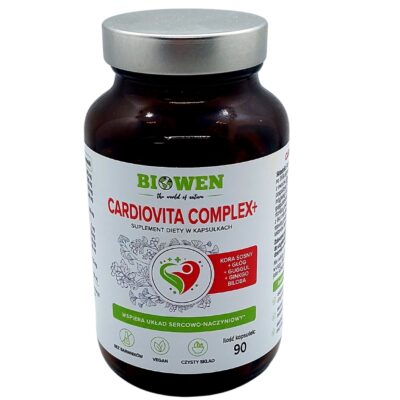 Cardiovita Complex+ Biowen - Układ Sercowo-Naczyniowy - 90 Kapsułek