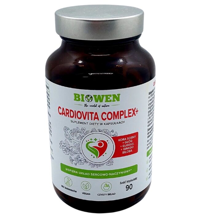 Cardiovita Complex+ Biowen - Układ Sercowo-Naczyniowy - 90 Kapsułek