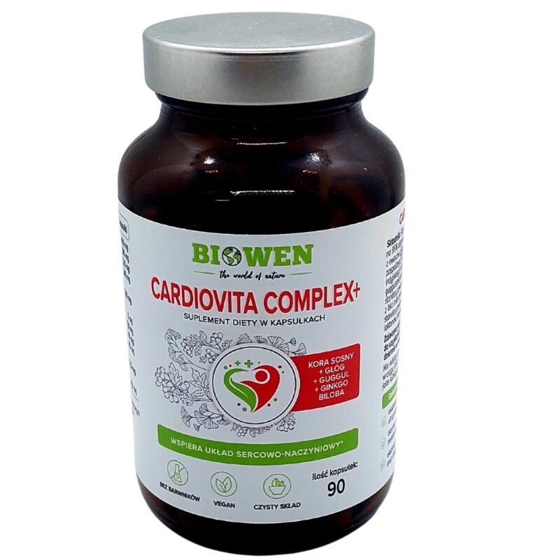 Cardiovita Complex+ Biowen - Układ Sercowo-Naczyniowy - 90 Kapsułek