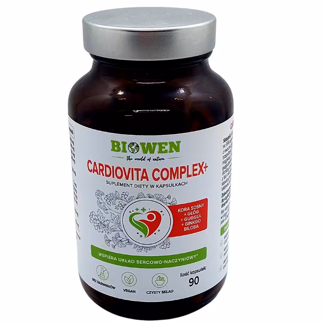 Cardiovita Complex+ Biowen - Układ Sercowo-Naczyniowy - 90 Kapsułek