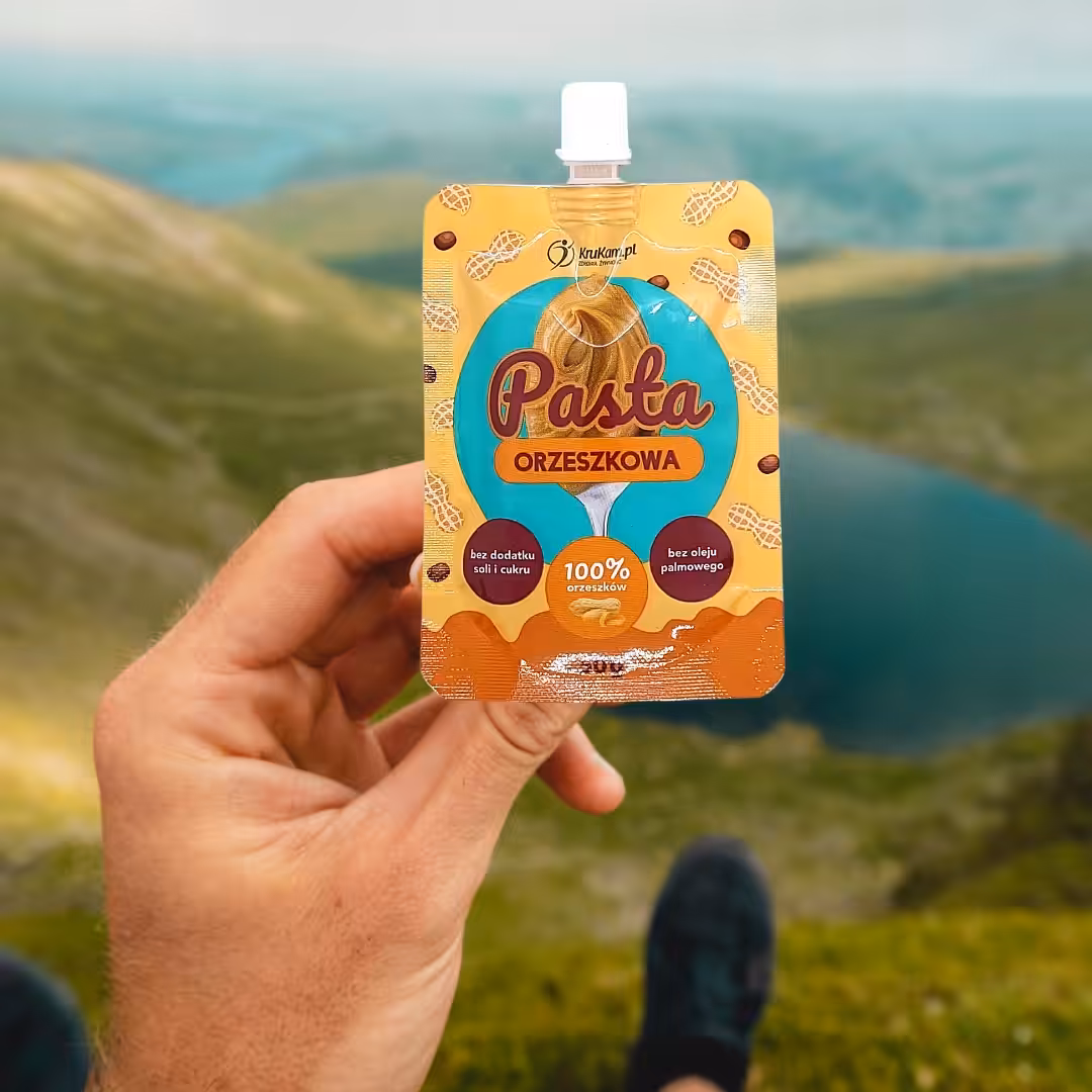 Pasta orzechowa 100% 50g zdrowa przekąska bez soli, cukru i oleju palmowego - obrazek 2