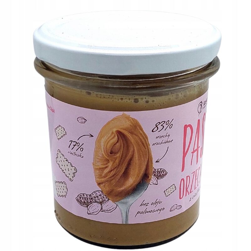 KruKam Pasta Orzechowa z Ciasteczkami 300g - Zdrowie i Smak w Jednym - obrazek 2