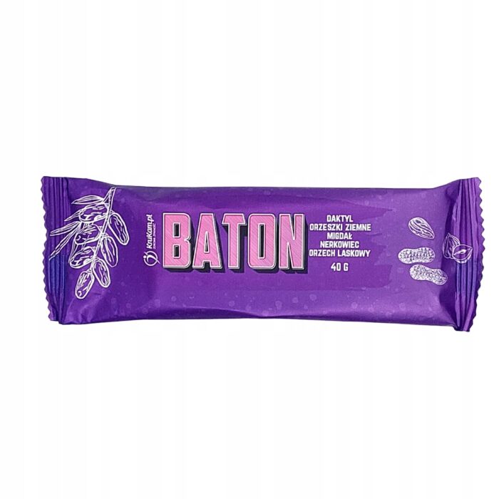 10x Baton daktylowy z orzechami KruKam 40 g Baton energetyczny batoniki - obrazek 3