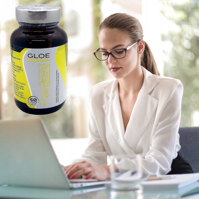 Adaptogen Energia plus Koncentracja 60kaps od GLOE Ekstrakt DER 10:1 100 mg - obrazek 4