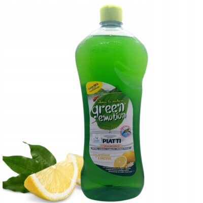 Płyn do mycia naczyń, hipoalergiczny, CYTRYNA Ecolabel 1000ml Green Emotion