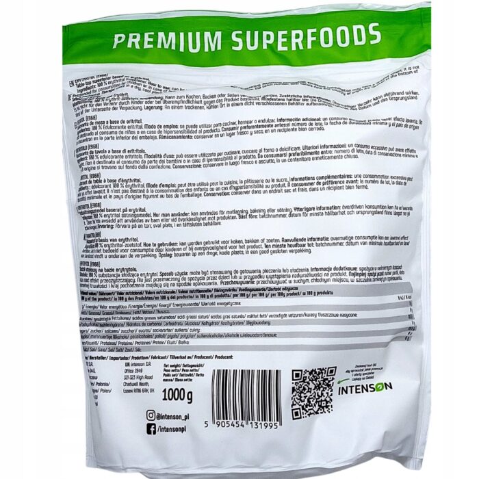 Erytrytol 1kg Erytrytol Francja proszek erytrol erytrytol naturalny slodzik - obrazek 2