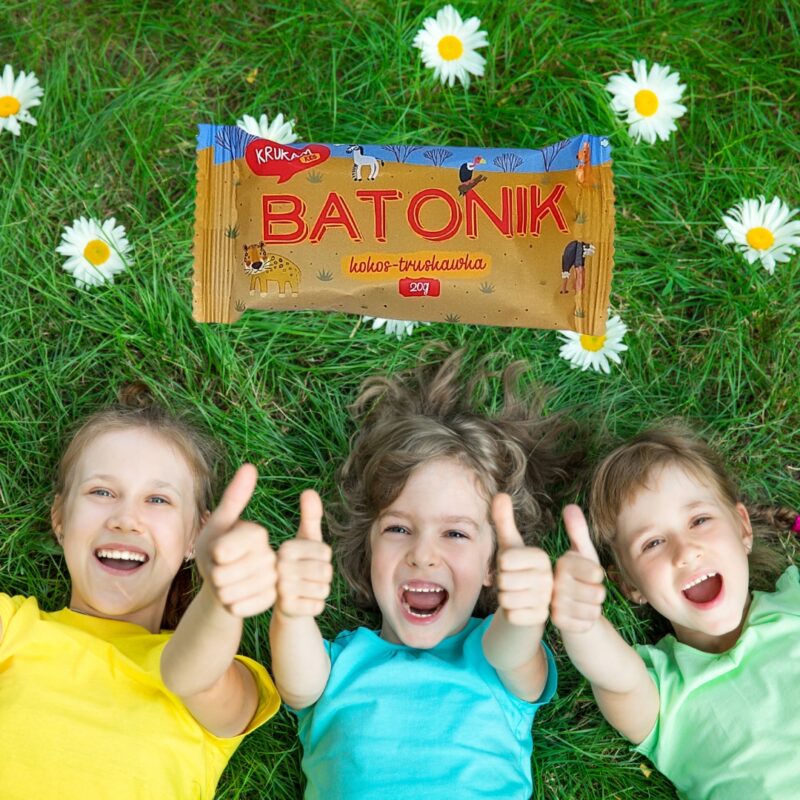 10x KRUKAM Batonik daktylowy kokos-truskawka Naturalny słodycz bez cukru - obrazek 7