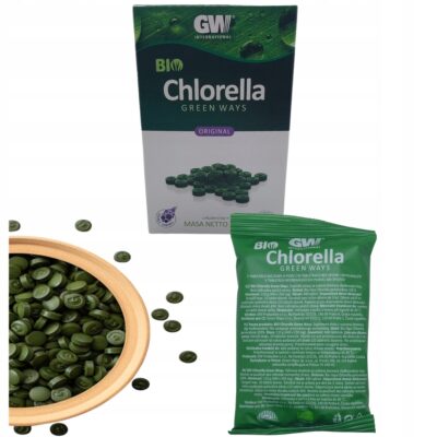 Chlorella Green Ways tabletki 440 szt 110 g OCZYSZCZANIE Z METALI CIĘŻKICH
