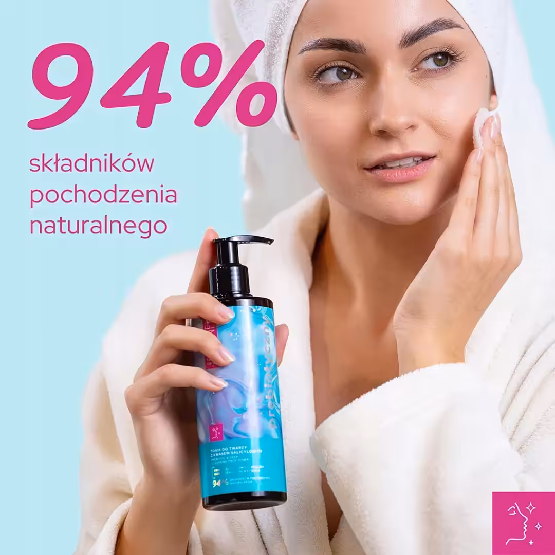 Tonik do twarzy z kwasem salicylowym VIANEK Prebiotyczny niweluje wypryski - obrazek 5