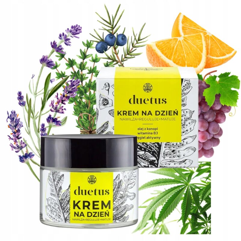 Krem matujący do twarzy Duetus Lekki krem do twarzy na dzień 0 SPF 50 ml