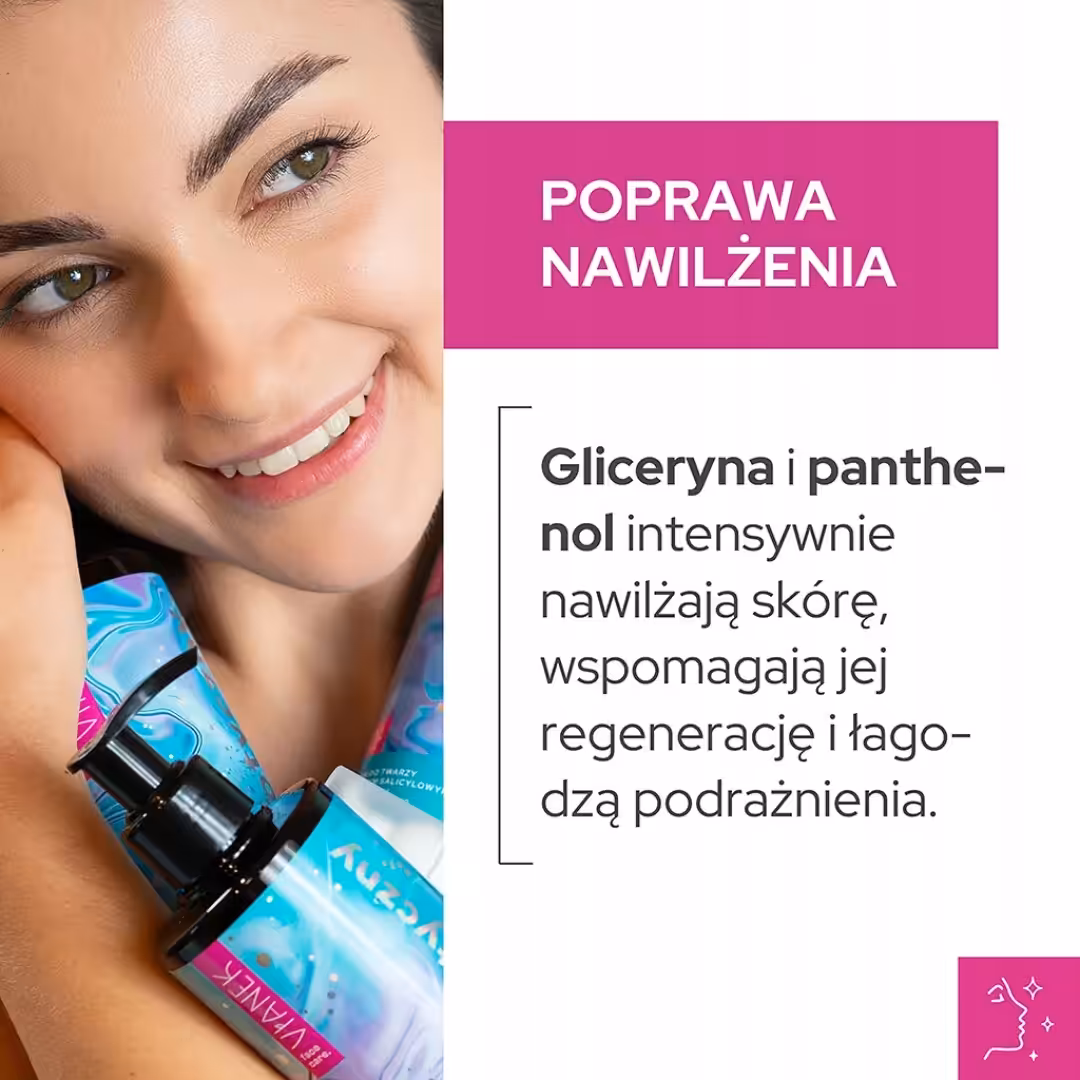 Żel do mycia twarzy z kwasem salicylowym VIANEK Prebiotyczny cera mieszana - obrazek 6