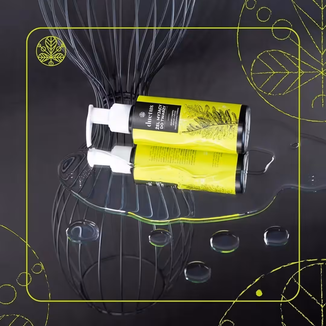 Duetus Żel myjący do twarzy 145ml Żel do mycia twarzy cera wrażliwa, tłusta - obrazek 4