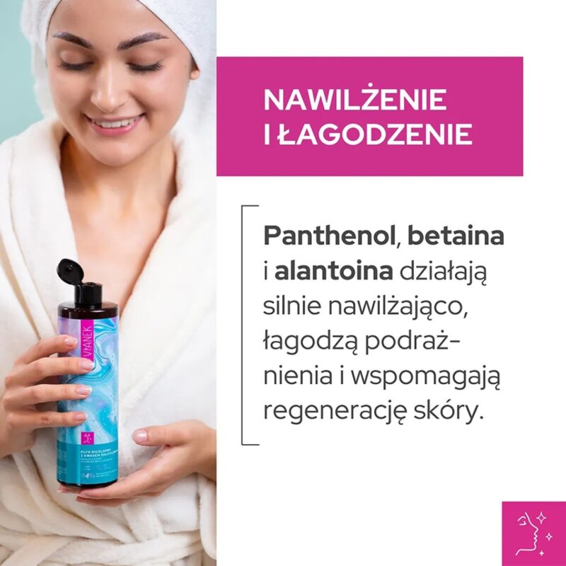 Płyn micelarny z kwasem salicylowym VIANEK Prebiotyczny do cery mieszanej - obrazek 2