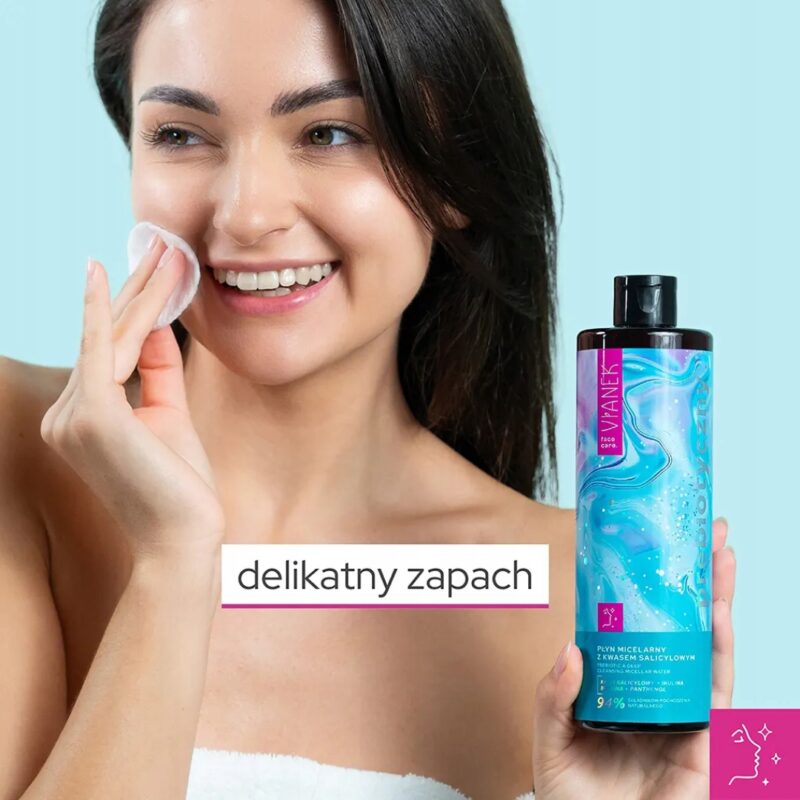 Płyn micelarny z kwasem salicylowym VIANEK Prebiotyczny do cery mieszanej - obrazek 8
