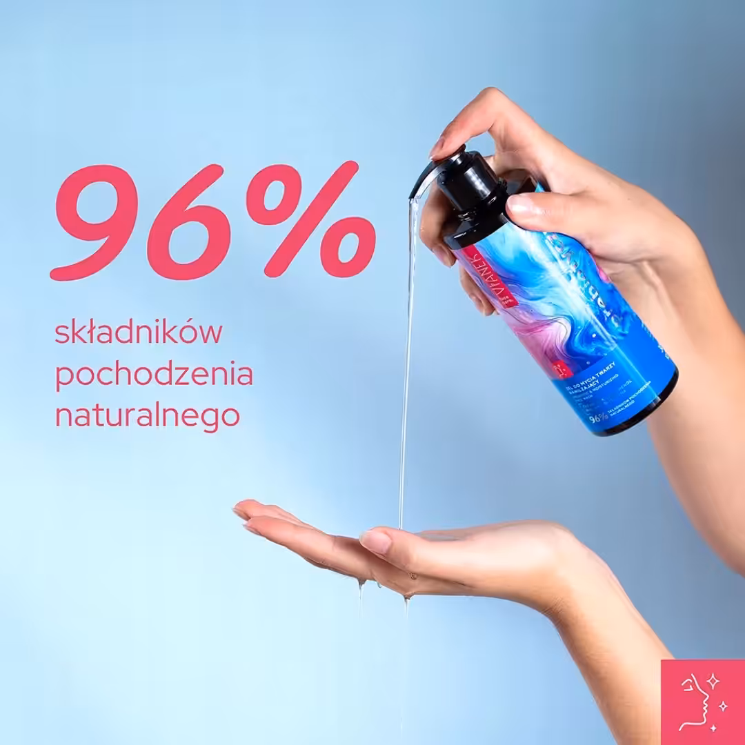 Żel do mycia twarzy nawilżający VIANEK Prebiotyczny cera sucha i wrażliwa - obrazek 8
