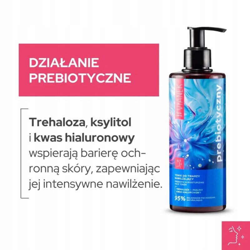Tonik do twarzy nawilżający VIANEK Prebiotyczny do suchej i wrażliwej skóry - obrazek 8