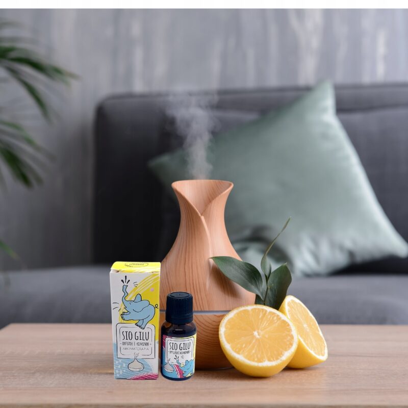 Olejek do aromaterapii na katar dla dzieci SIO GILU + UROCZY KOTEK DYFUZOR - obrazek 5