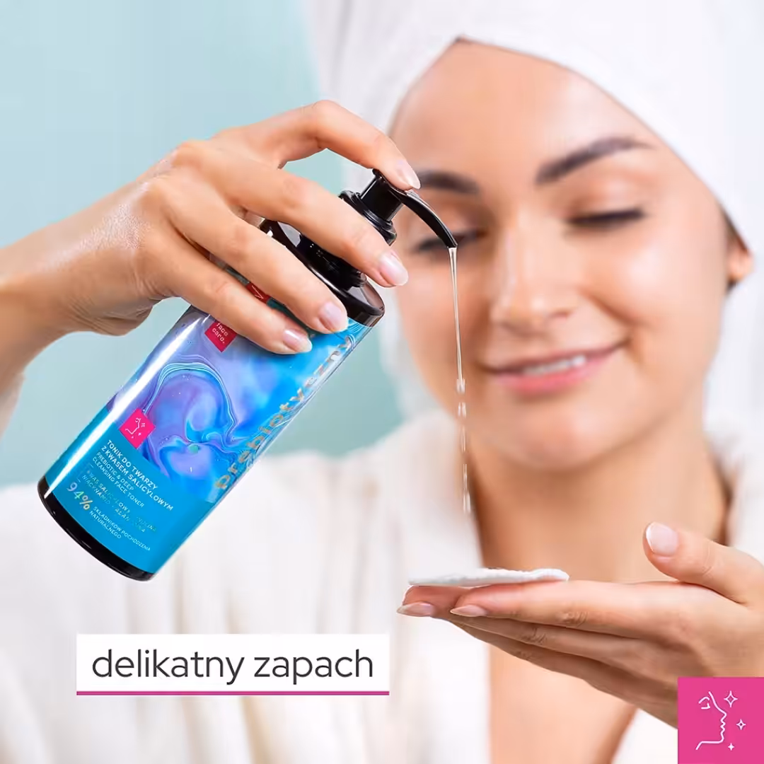 Tonik do twarzy z kwasem salicylowym VIANEK Prebiotyczny niweluje wypryski - obrazek 2