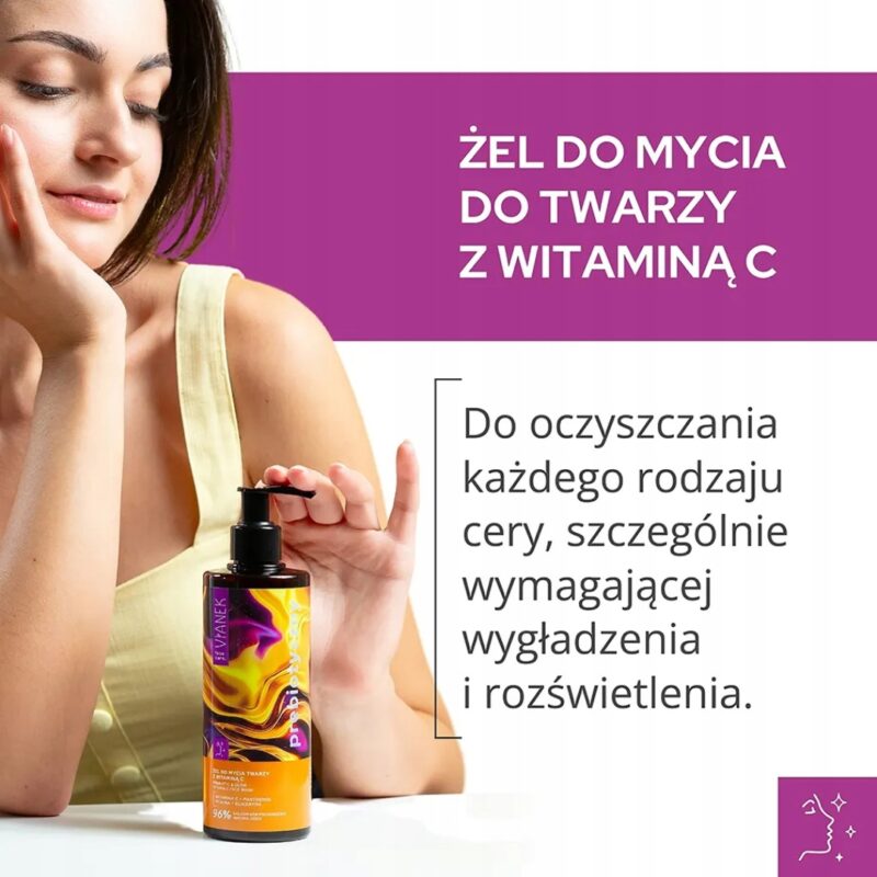 Żel do mycia twarzy z witaminą C VIANEK Prebiotyczny oczyszczanie Twarzy - obrazek 7