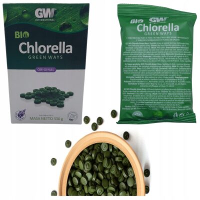 Chlorella Green Ways tabletki 1320 szt 330 g OCZYSZCZANIE Z METALI CIĘŻKICH