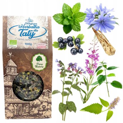 Herbata dla Taty Dary Natury 100g prezent dla Taty, Herbata ziołowa sypana