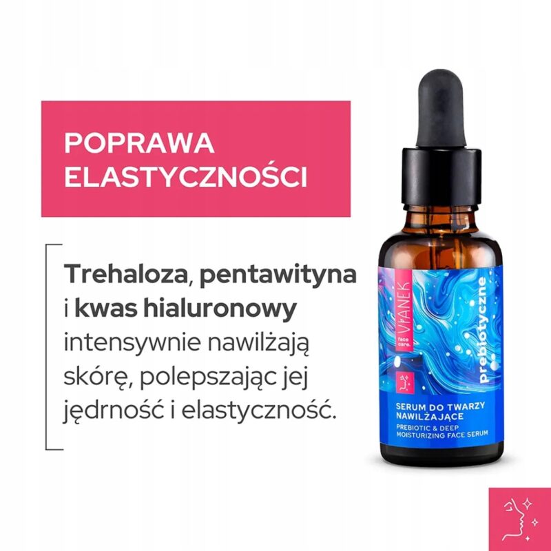 VIANEK Prebiotyczny Nawilżające Serum do Twarzy odbudowuje Mikrobiom skóry - obrazek 4