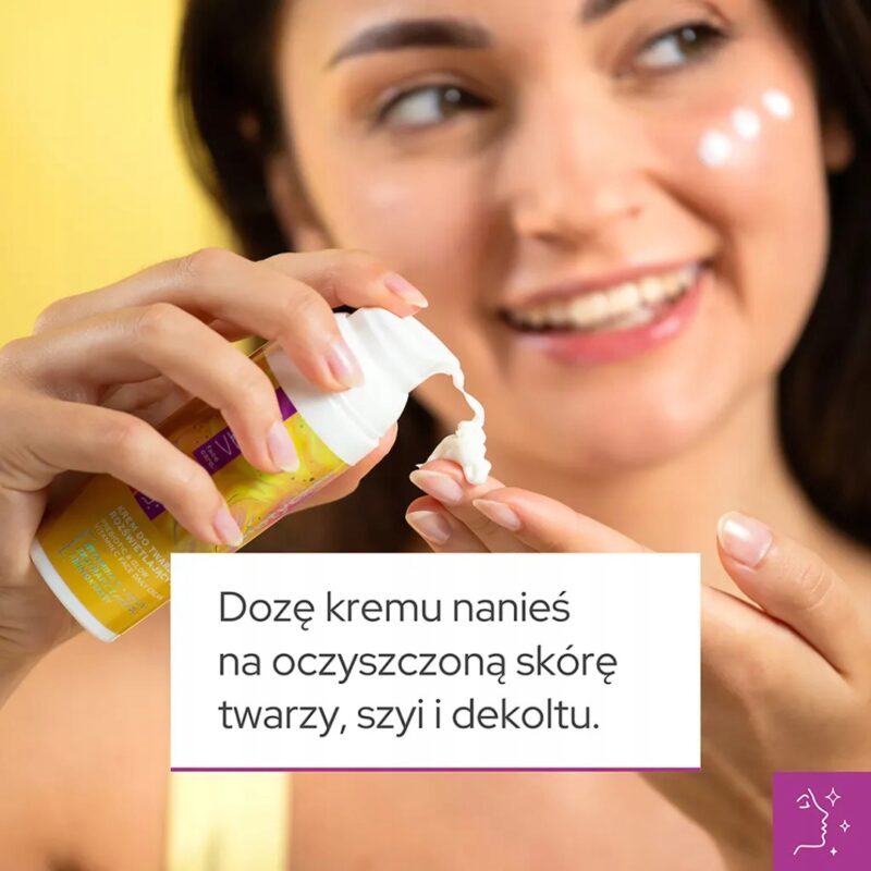 Krem do twarzy rozświetlający z witaminą C VIANEK Prebiotyczny dzień noc - obrazek 5