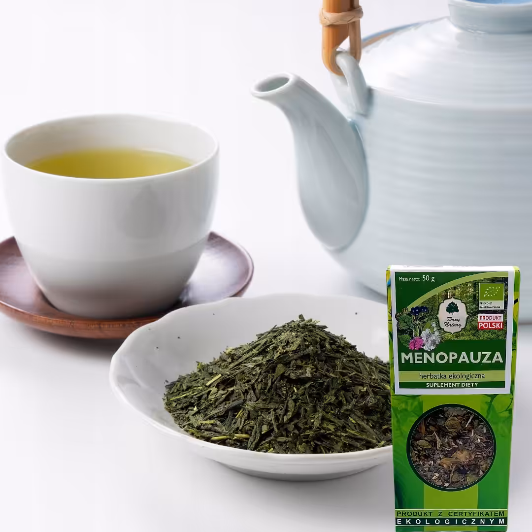 Herbata Menopauza EKO 50g DARY NATURY Relaks, odprężenie i poprawa snu - obrazek 4