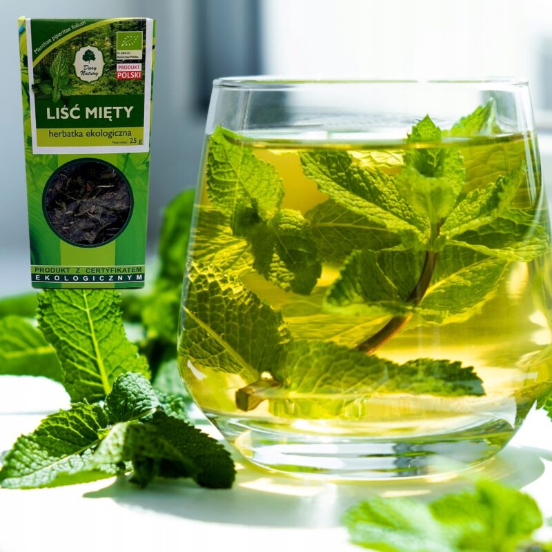 Liść Mięty BIO 25g DARY NATURY Mięta liść Trawienie Herbata z Mięta Wzdęcia - obrazek 4
