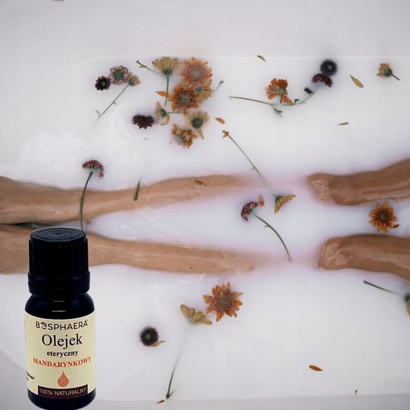 Naturalny olejek eteryczny mandarynkowy Bosphaera 10ml Idealny na zmęczenie - obrazek 4