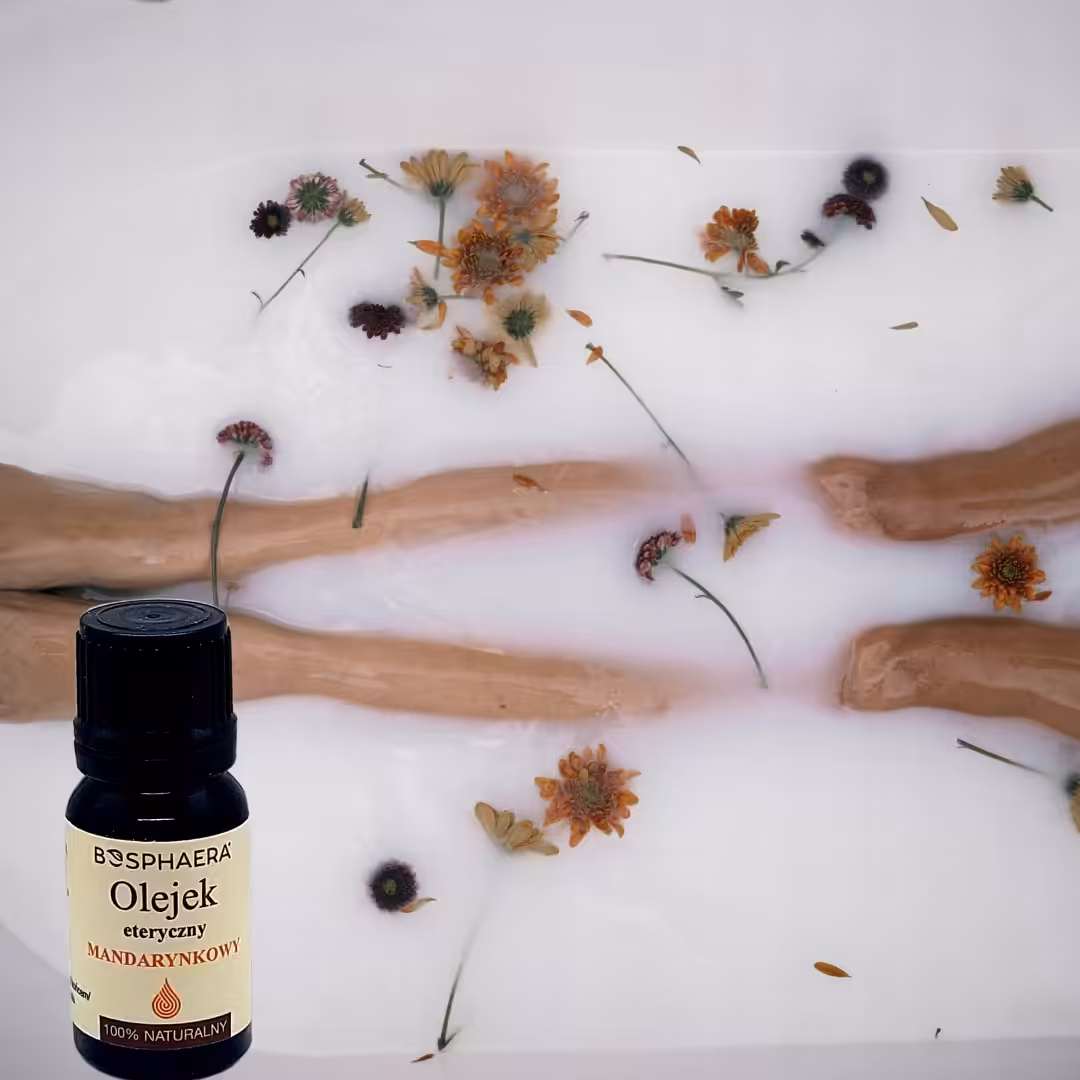 Naturalny olejek eteryczny mandarynkowy Bosphaera 10ml Idealny na zmęczenie - obrazek 4