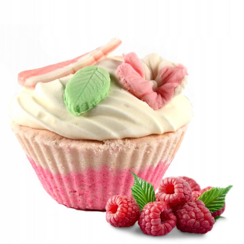 Kule do Kąpieli Babeczka Malina 100g Bosphaera babeczka do kąpieli Natural