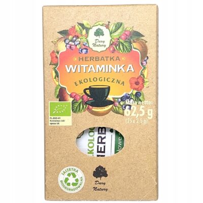 Dary Natury Herbatka Witaminka 25x 2,5g Pełna witamina i aromatów