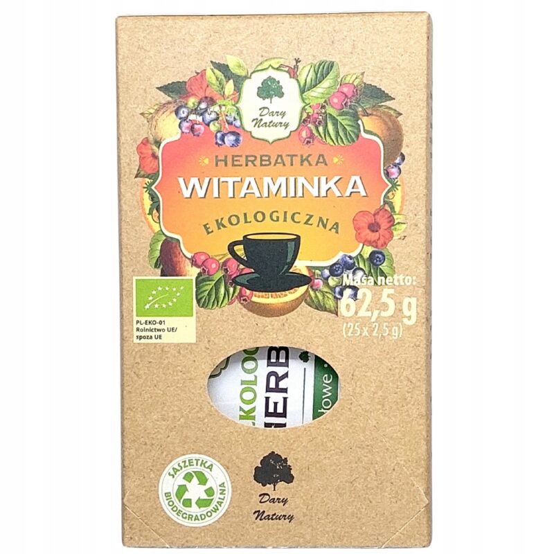 Dary Natury Herbatka Witaminka 25x 2,5g Pełna witamina i aromatów