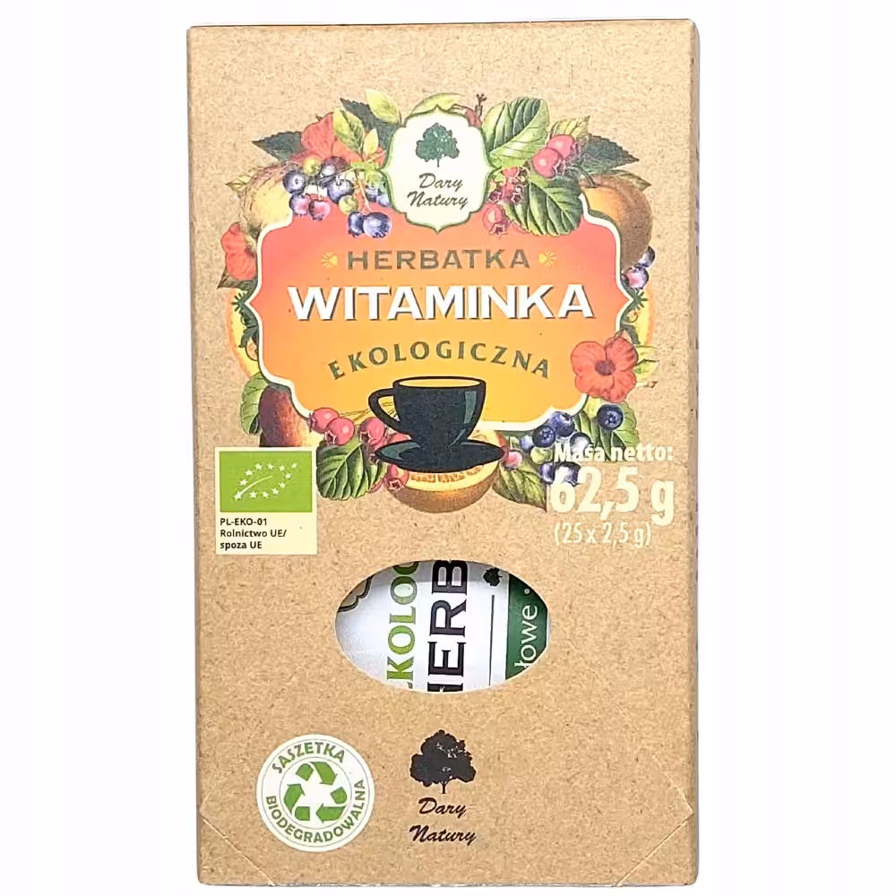 Dary Natury Herbatka Witaminka 25x 2,5g Pełna witamina i aromatów