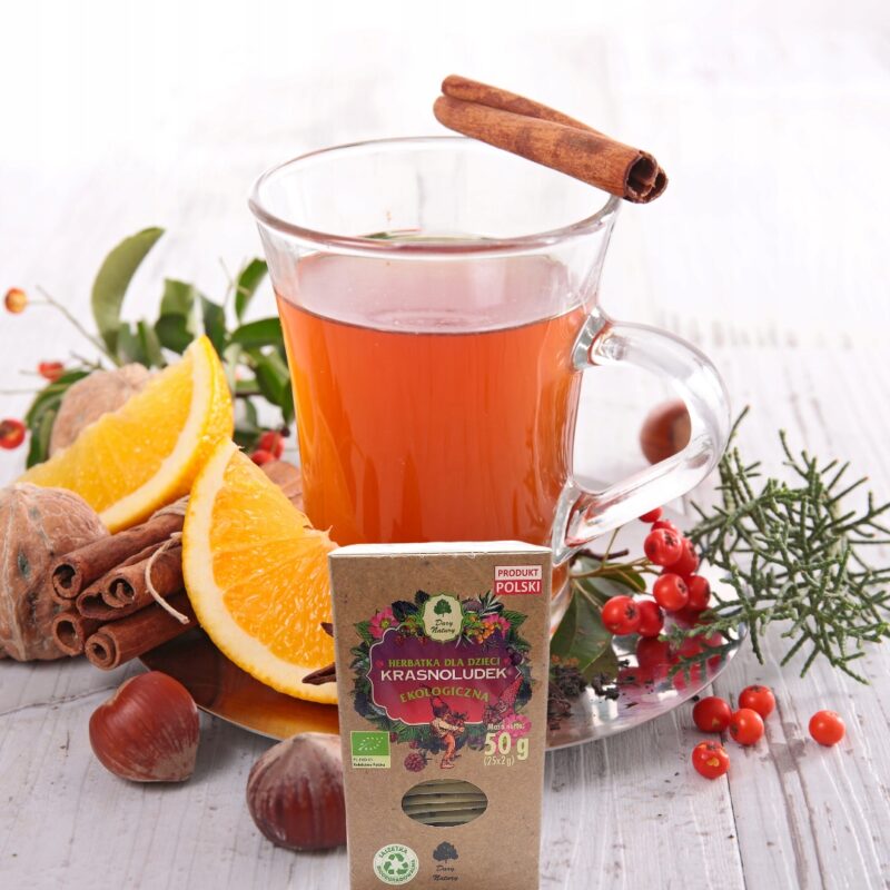 Herbata Owocowa dla dzieci Krasnoludek Dary Natury 50g napar owocowy dzieci - obrazek 4