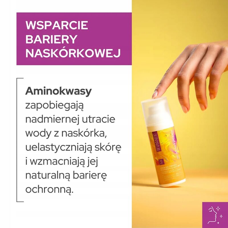 Krem do twarzy rozświetlający z witaminą C VIANEK Prebiotyczny dzień noc - obrazek 7