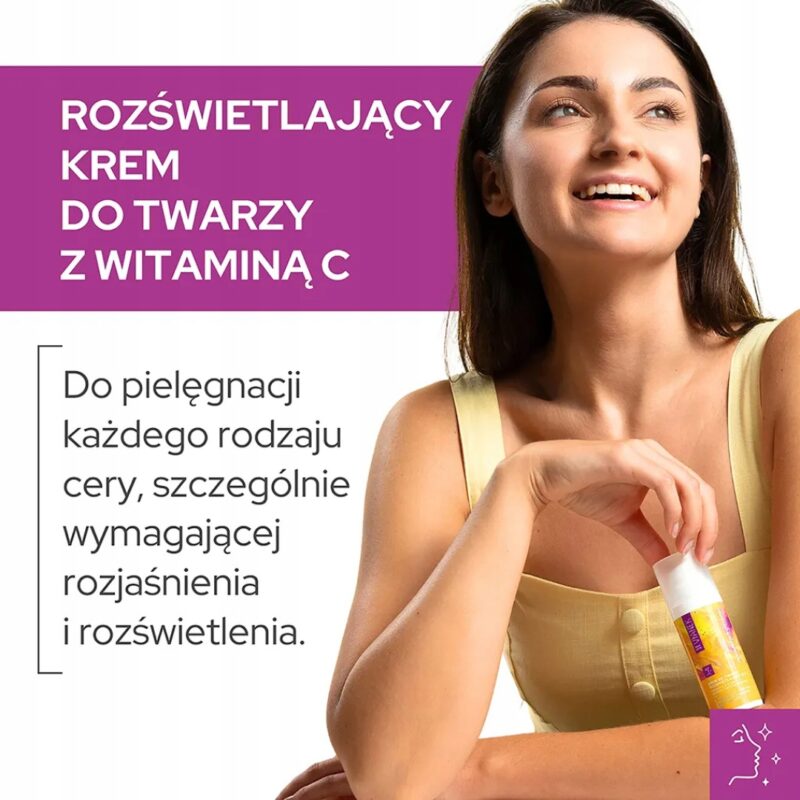Krem do twarzy rozświetlający z witaminą C VIANEK Prebiotyczny dzień noc - obrazek 8