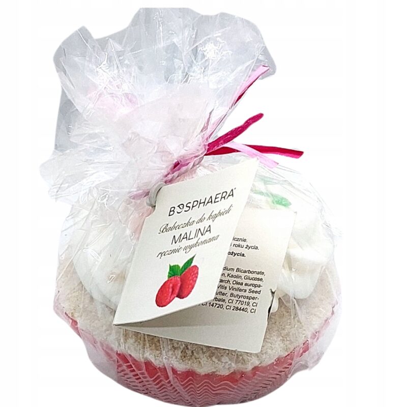 Kule do Kąpieli Babeczka Malina 100g Bosphaera babeczka do kąpieli Natural - obrazek 5