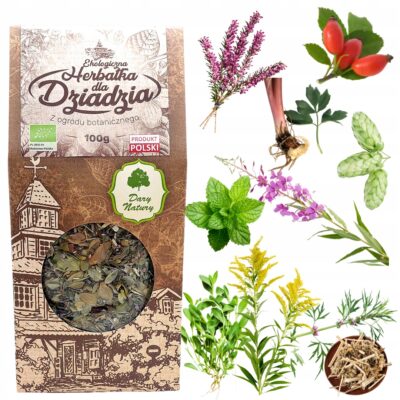 Herbata dla DZIADKA 100g Dary Natury prezent dla dziadka Zdrowie w Filiżanc