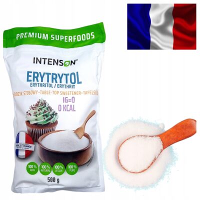 Intenson Erytrytol 0,5kg Francja erytrol erytrytol naturalny słodzik