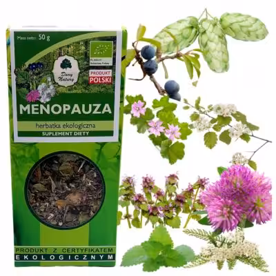 Herbata Menopauza EKO 50g DARY NATURY Relaks, odprężenie i poprawa snu