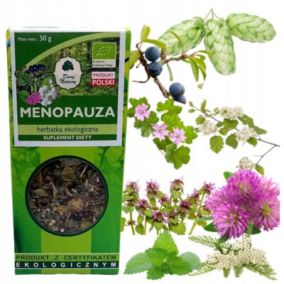 Herbata Menopauza EKO 50g DARY NATURY Relaks, odprężenie i poprawa snu