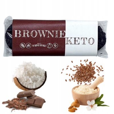 Baton Warszawski KETO 50g baton warszawski brownie nisko węglowodanowy